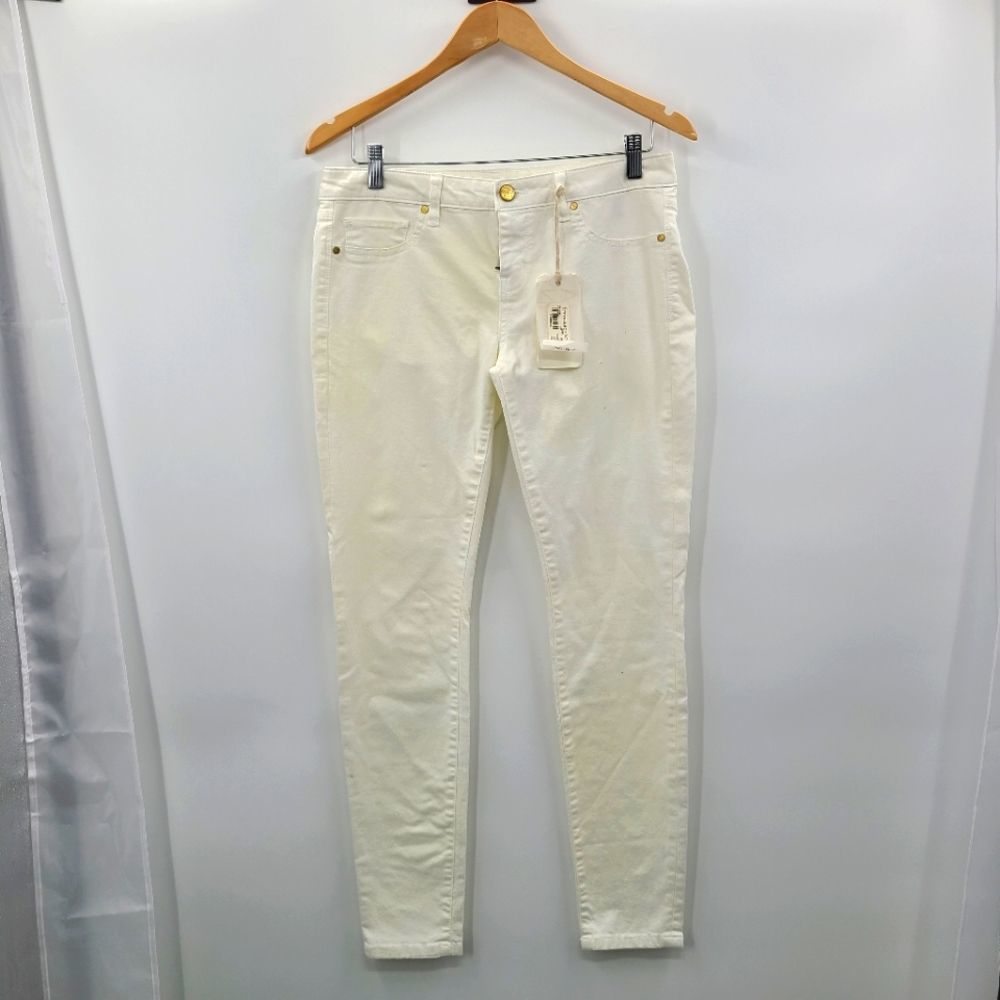 Harper skinny jeans Stretch white Ankle Women's size 29 New‎